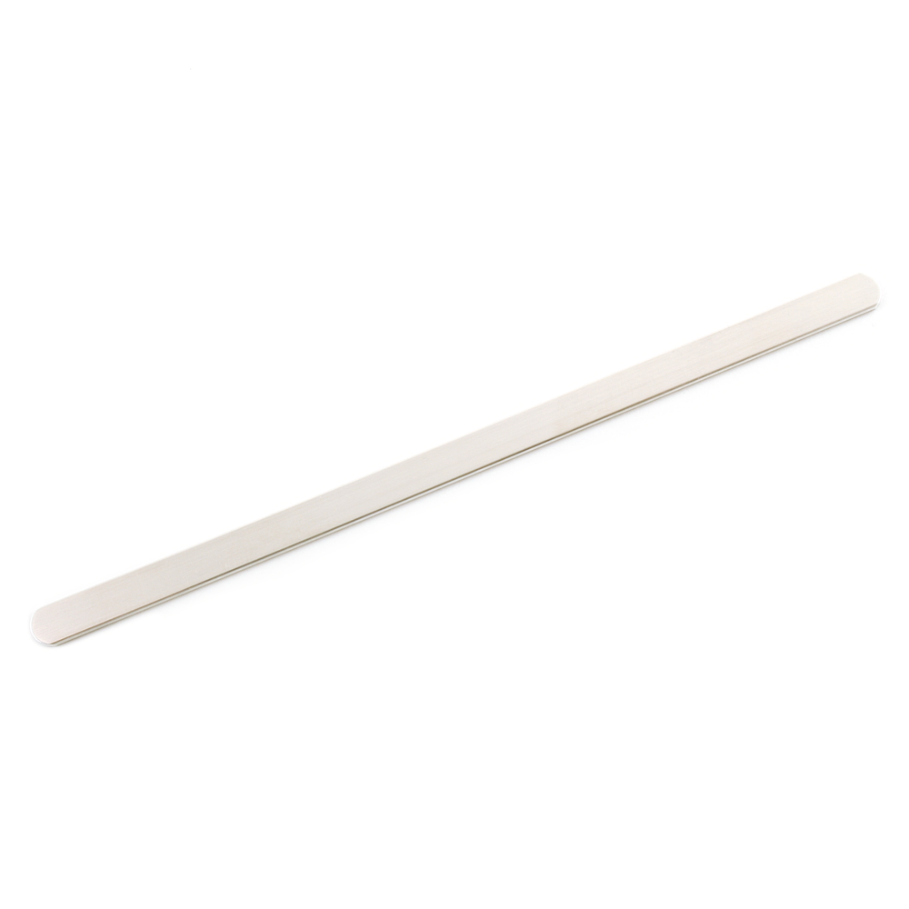 Metal Stamping Blanks Sterling Silver Fancy Rectangle Bar, 102mm (4") x 4.8mm (.19"), 19g